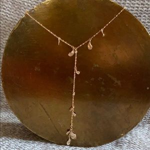 NWT Kendra Scott Quincy Necklace in Rose Gold